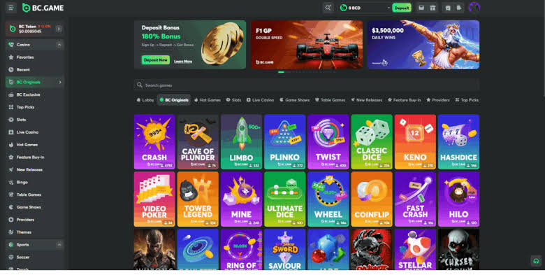 Join BC.Game Online Casino Experience the Thrill of Gaming